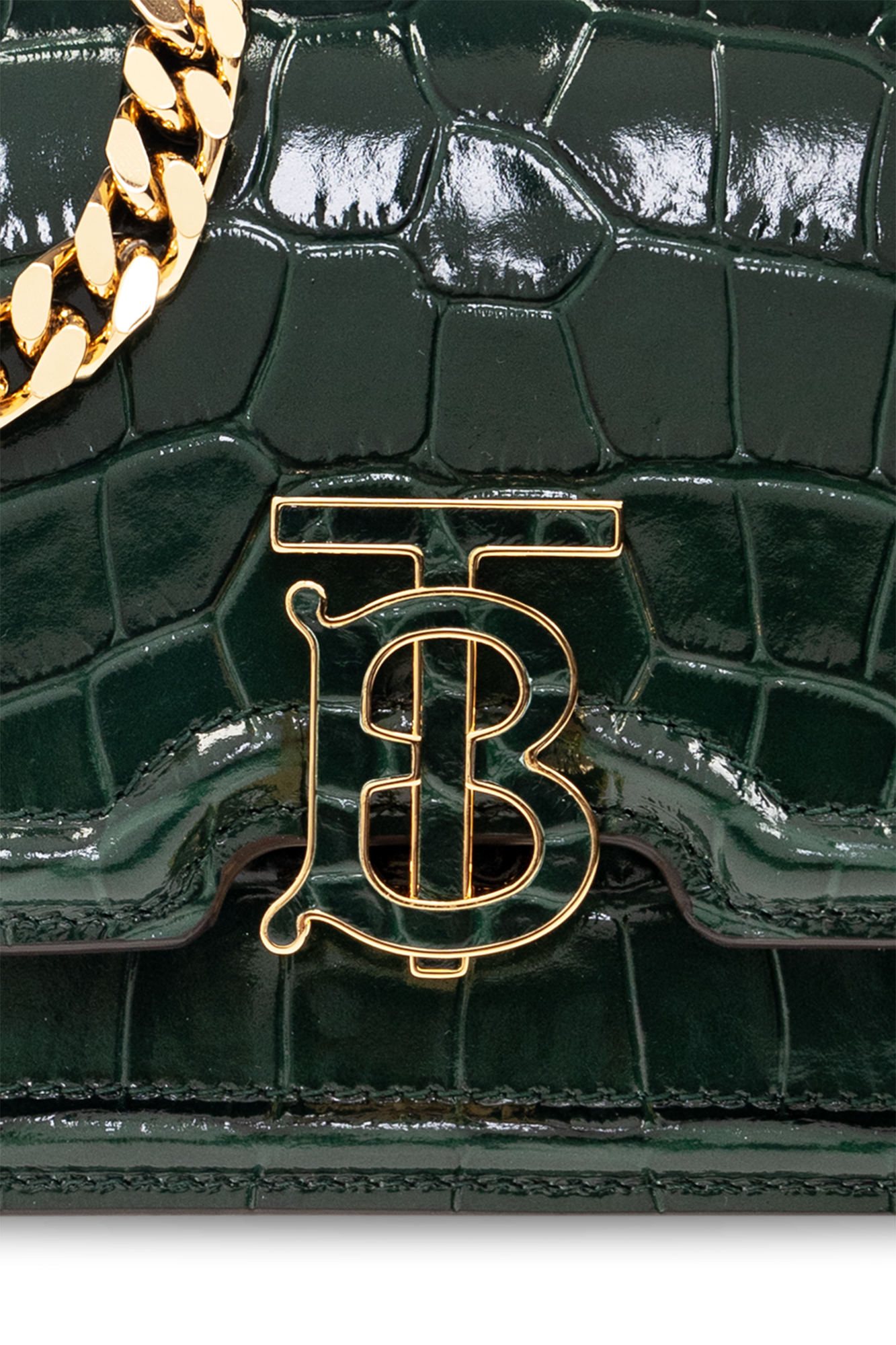 Green 'TB Mini' shoulder bag Burberry - mens burberry check